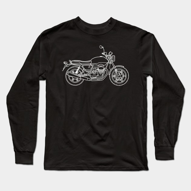 Motorcycle art Long Sleeve T-Shirt by Aurealis